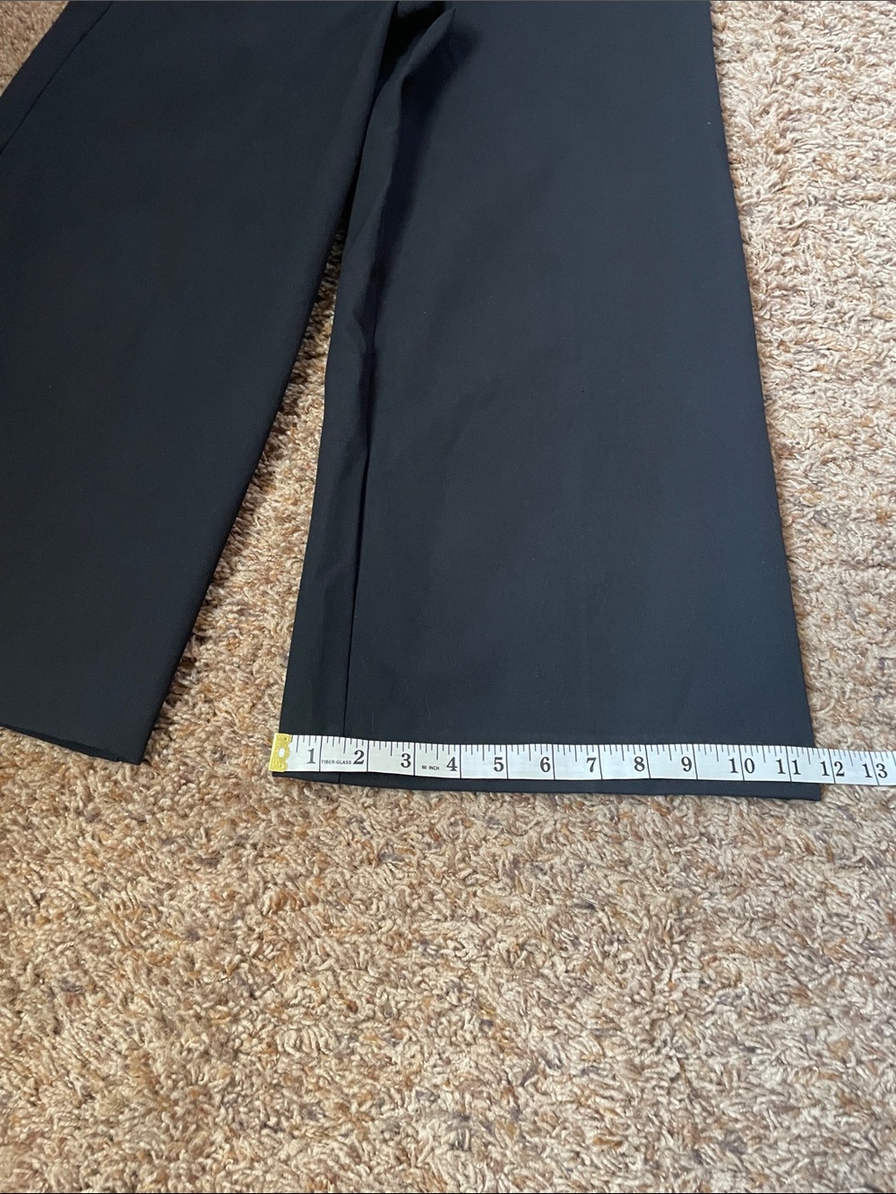 Reiss: Myrtle Black Wide-Leg Dress Pants for Women - Picture 11 of 11